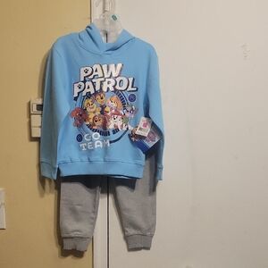 Nickelodeon Paw Patrol Hodi Blue and Gray Kids Blue Matching Set Size 3T